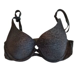 Victoria's Secret Perfect Coverage Gray Padded smooth  bra size 32B